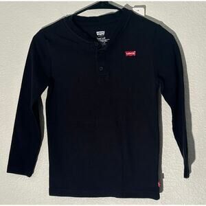 Levi's Black Long Sleeve Shirt - Boys Size Small